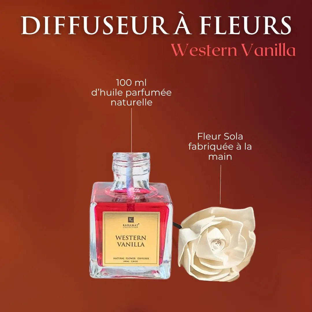 Image of DIFFUSEUR À FLEURS 100ml – WESTERN VANILLA-3