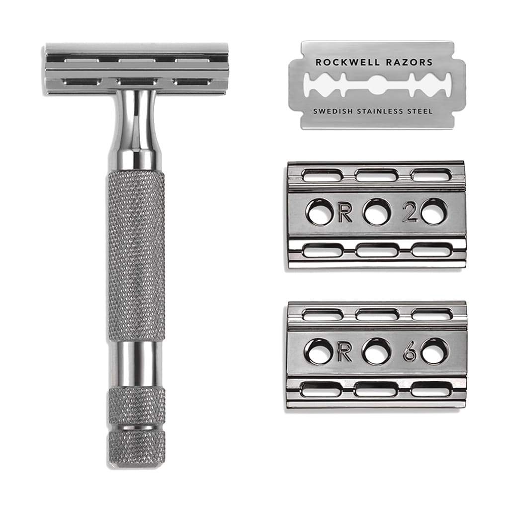 Image of Rockwell 6C Adjustable Safety Razor - Gunmetal Chrome (Beginner Friendly)-0