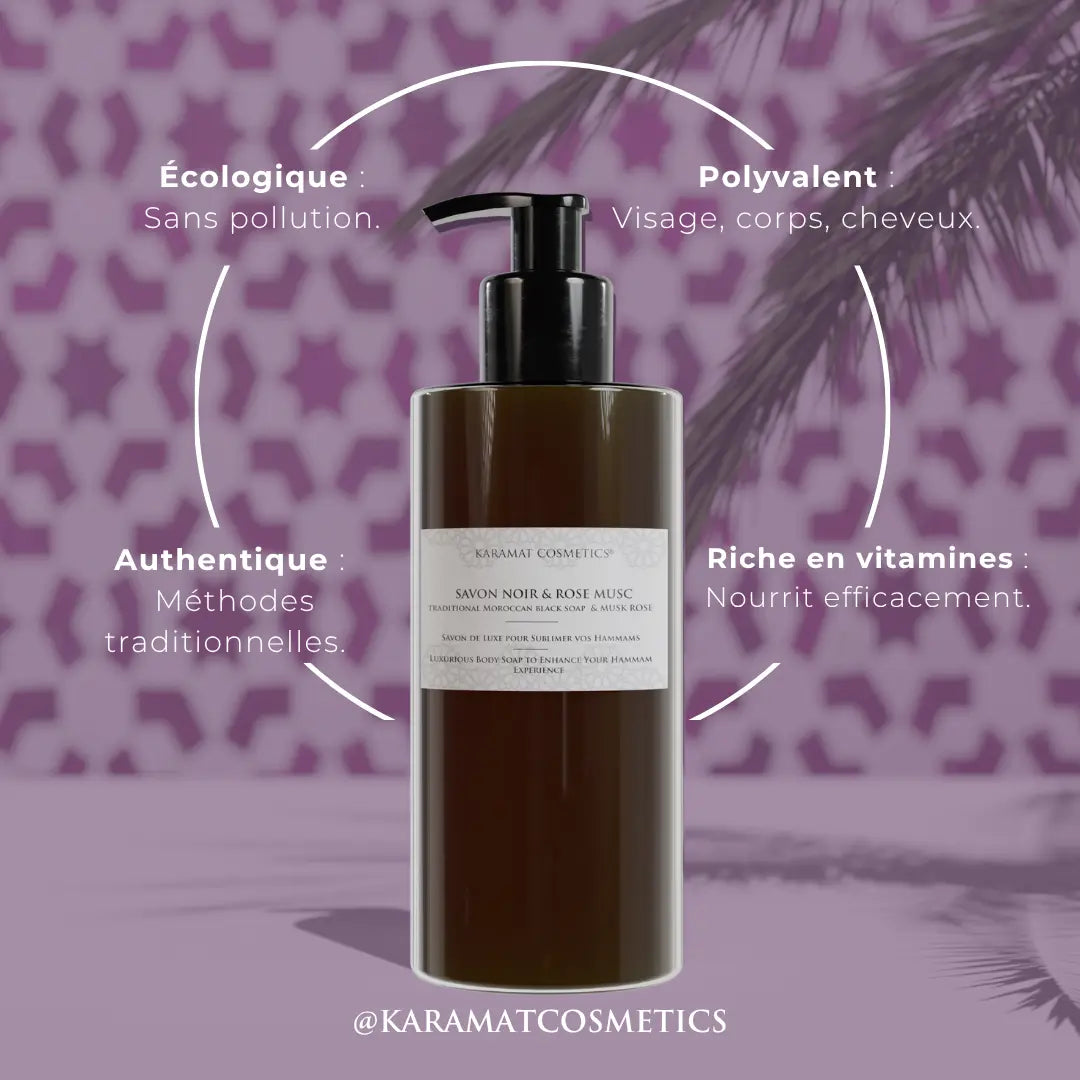 Image of Savon Noir + Rose Musc 300ml-3