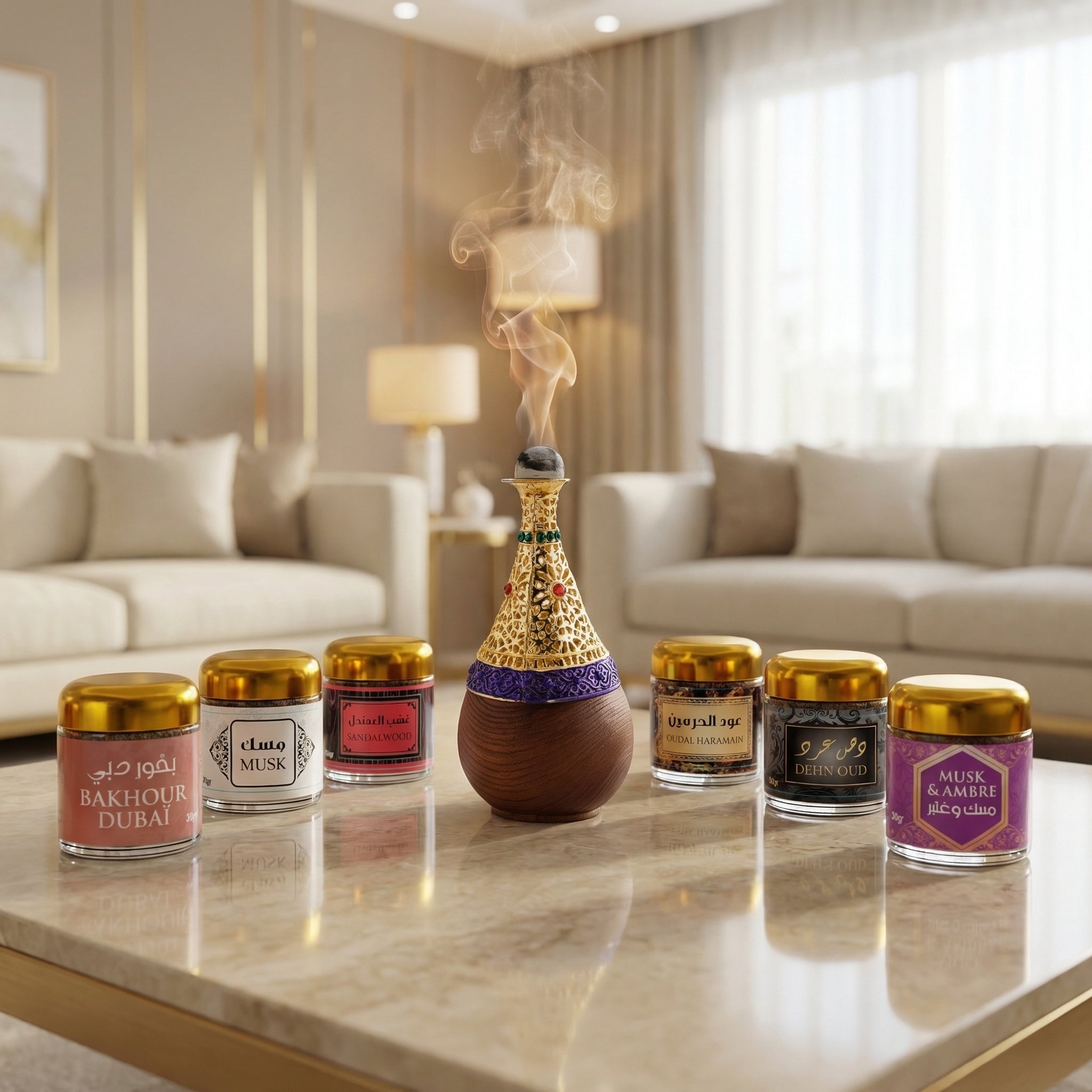 Image of La Boîte Découverte Bakhour – Parfum d’Ambiance Oriental Traditionnel-1