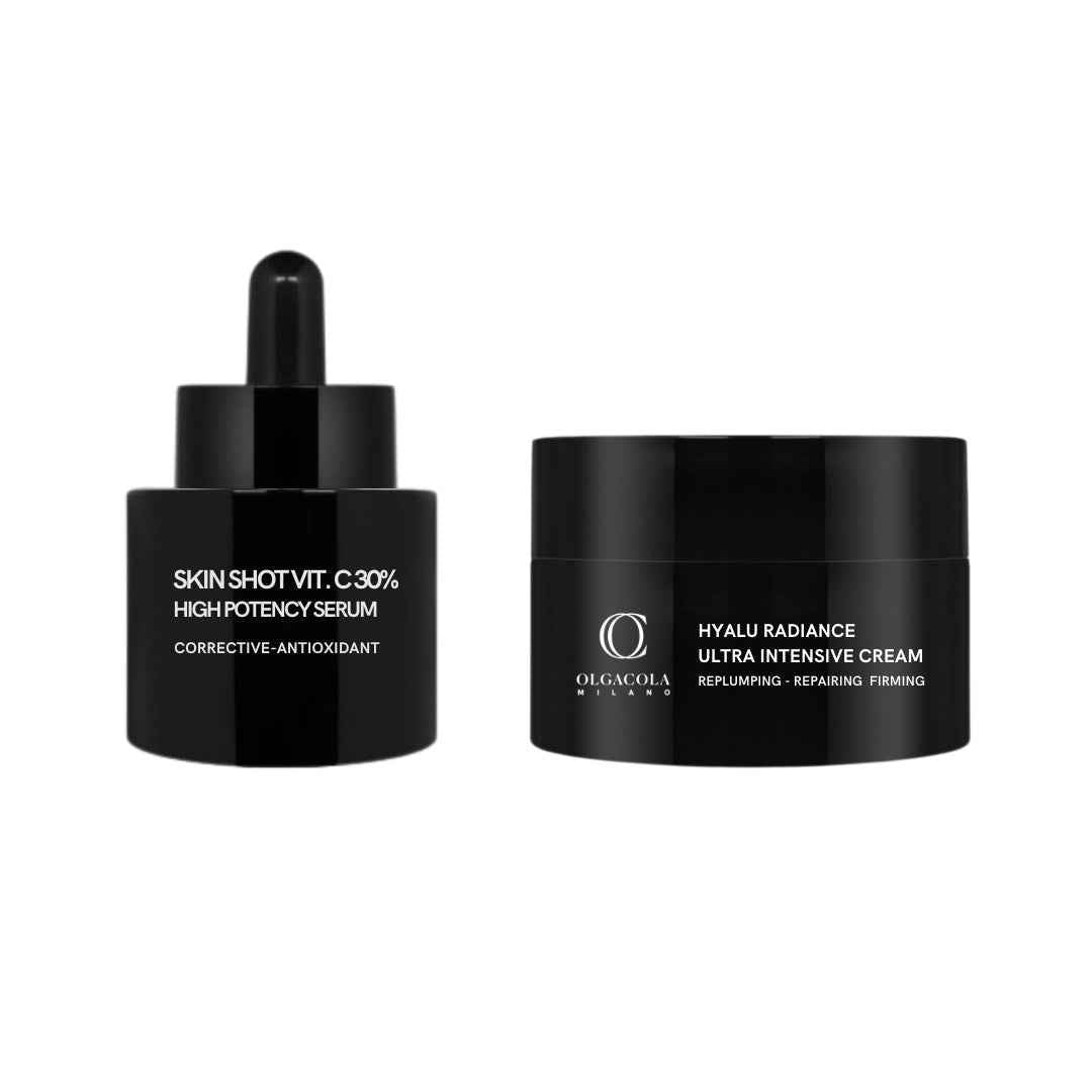 Image of Kit Siero Skin Shot Vit. C 30% + Hyalu Radiance Ultra Intensive Cream