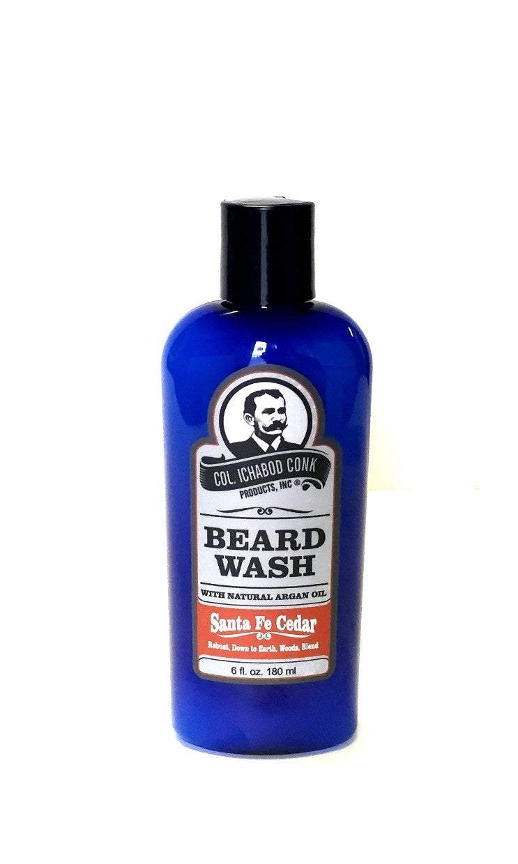 Image of Santa Fe Cedar Beard Wash w/Argan Oil - 6 oz-0