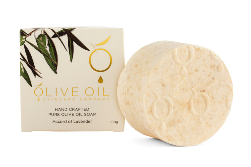Image of Olive Oil Soap, All-Natural , Accord of Lavender, 100g-1
