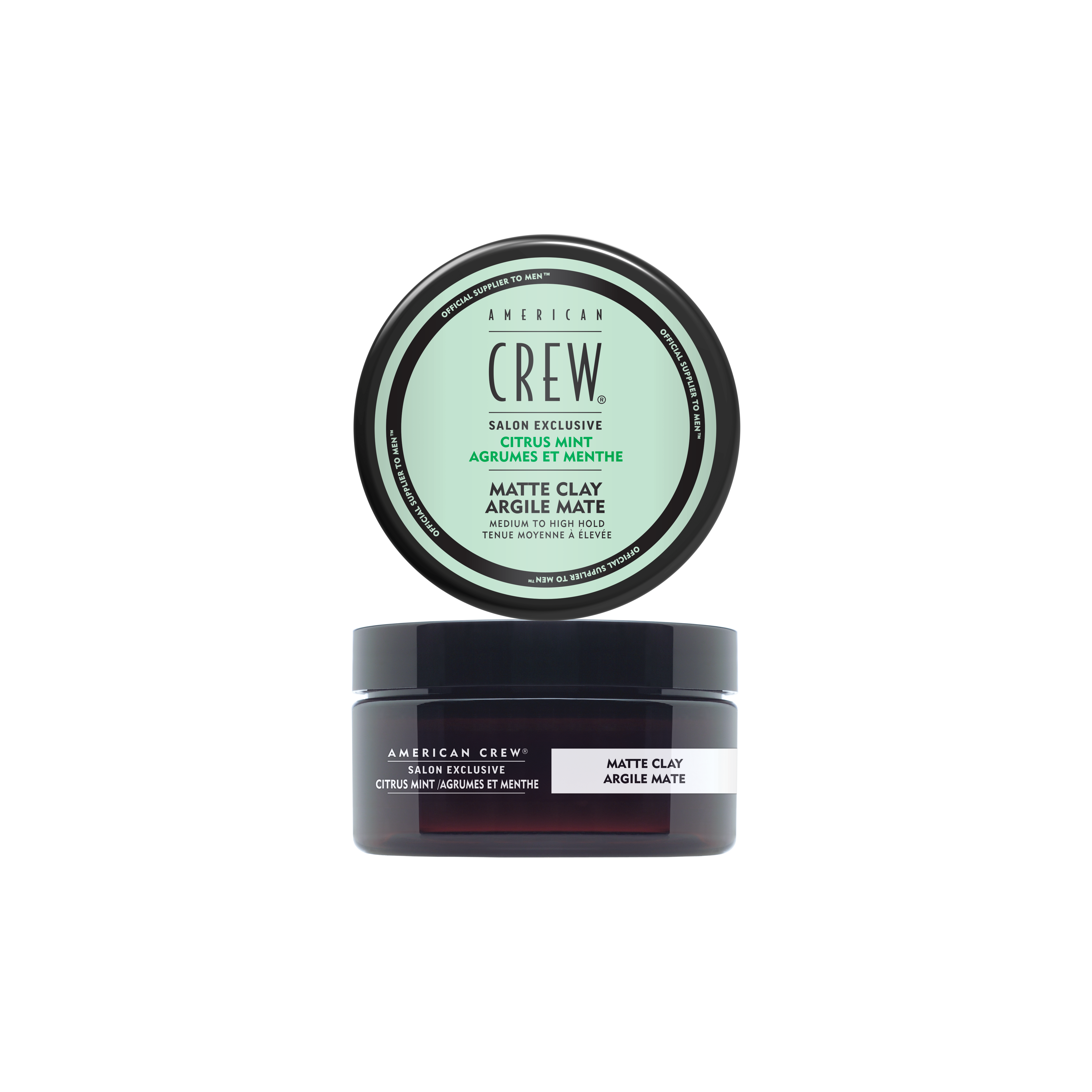 Image of American Crew Citrus Mint Matte Clay 3oz-0
