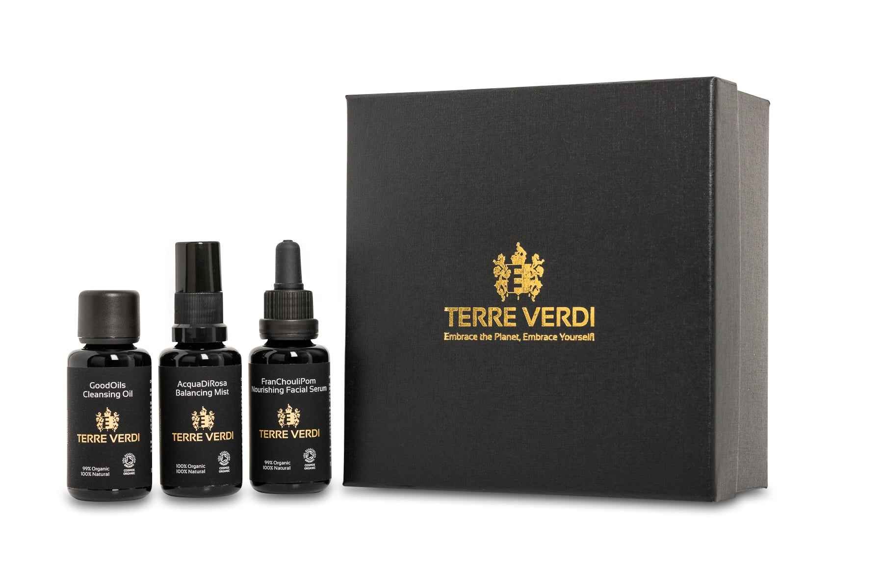 Image of The 3 Step Routine Box – Organic Facial Gift Set