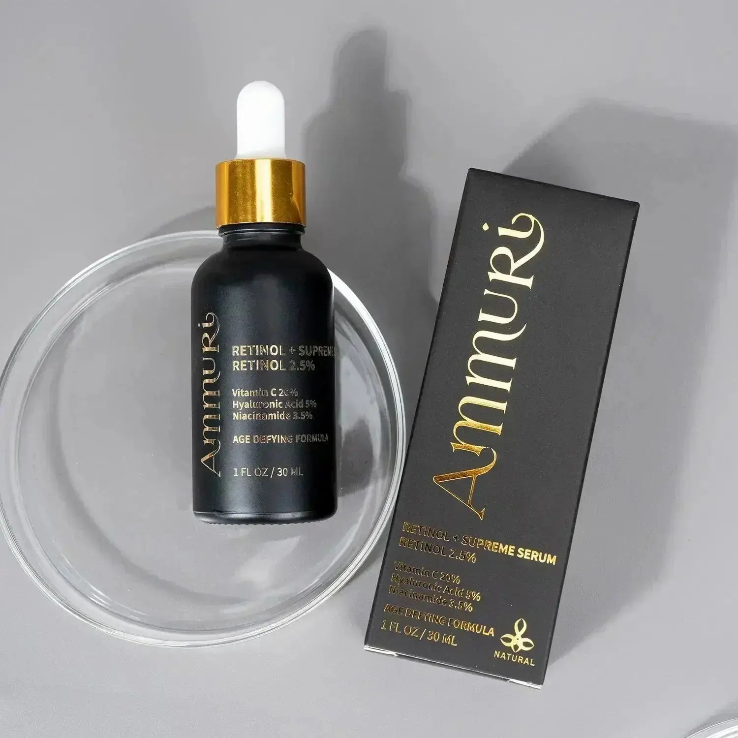 Image of Ammuri Pro-Retinol 2.5% Face Serum - Anti Aging Retinol Serum-3