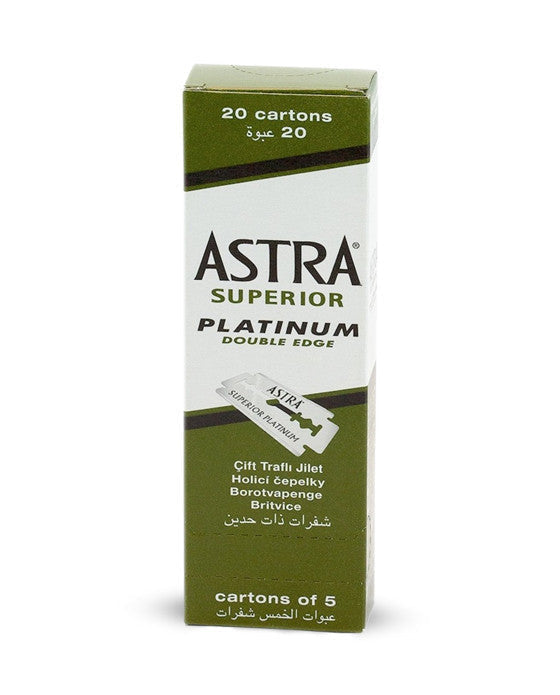 Image of Astra Superior Platinum Blades (100 Pack) - The Barber's Standard-0
