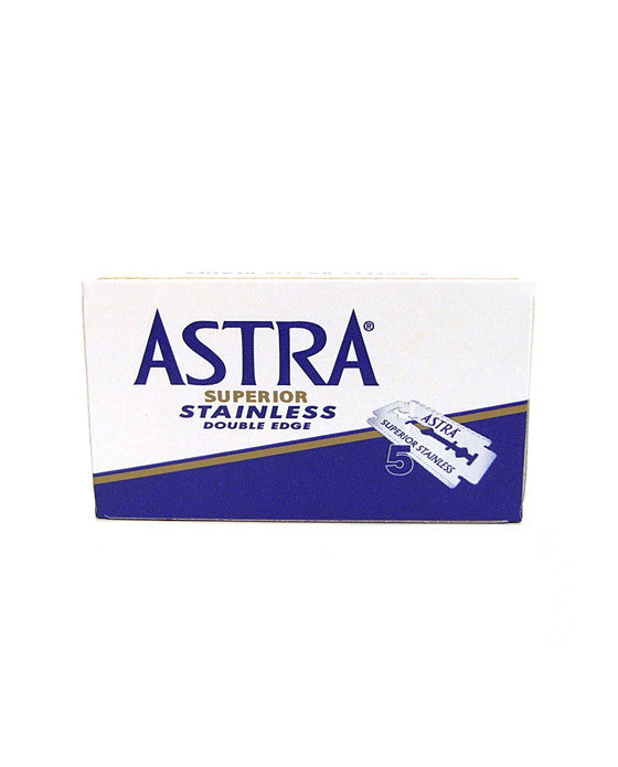 Image of Astra Double Edge Razor Blade / 20 Packs of 5 (Blue)-1