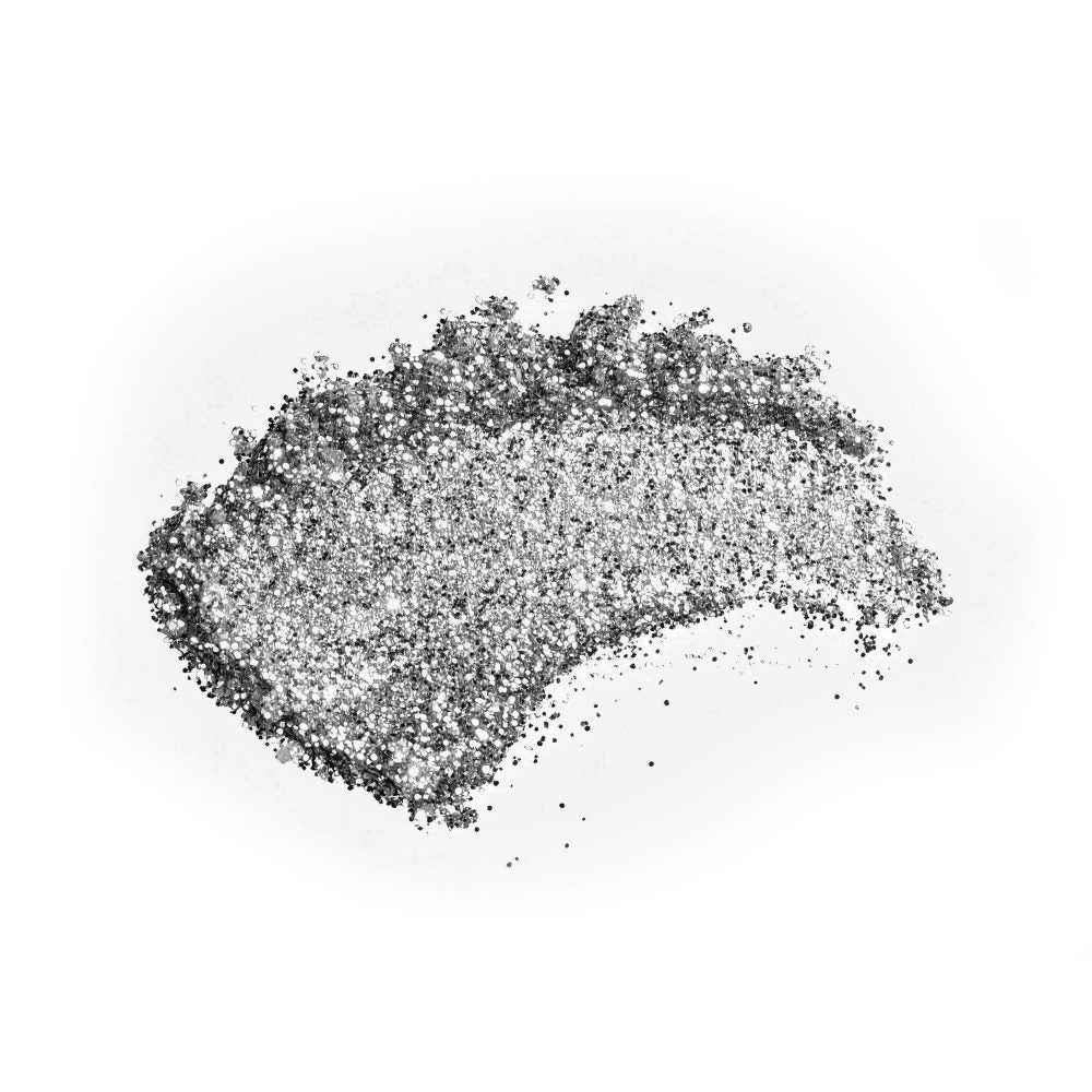 Image of Glitter Eyeshadow Dust – Silver (GLT01) | Ultra-Fine Loose Glitter for Eyes, Face & Nails | Vegan, Paraben-Free, Cruelty-Free