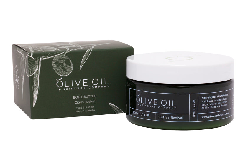 Image of Body Butter, Olive Oil based ,Citrus Revival 250g-2