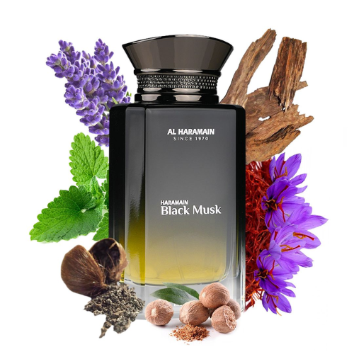 Image of Al Haramain - Black Musk - Eau de Parfum - Perfume Masculino-1