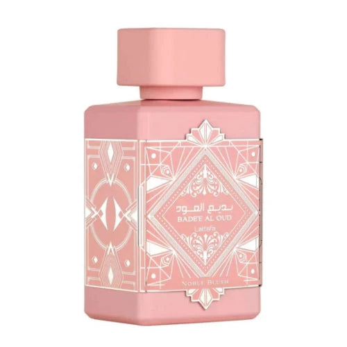 Image of Bade'e Al Oud Noble Blush Lattafa - Perfume Árabe Femenino de Malvavisco, Rosa y Vainilla-0