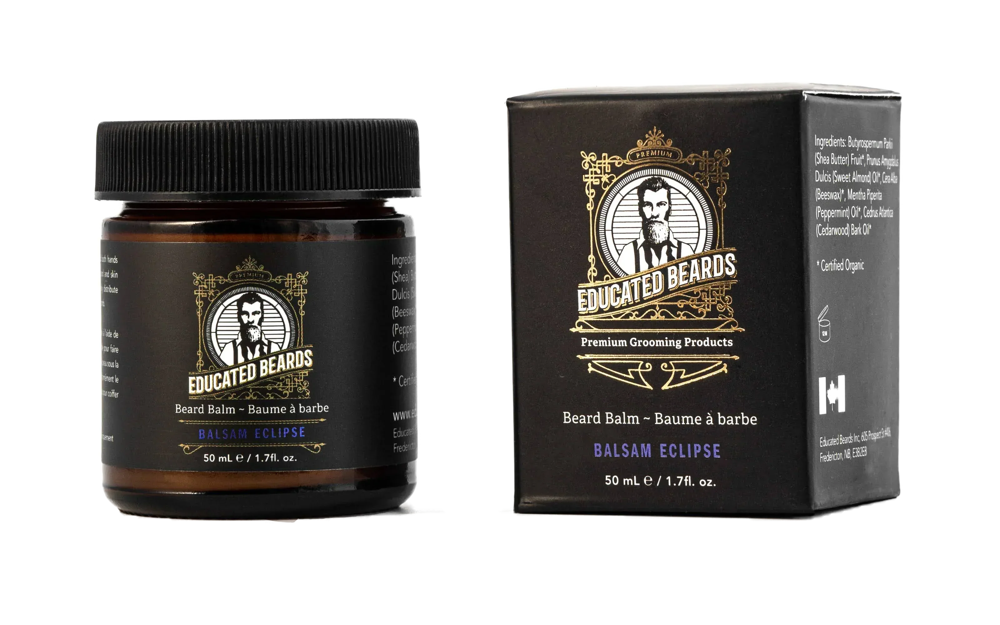 Image of Educated Beards Organic Beard Balm - Balsam Eclipse, 50ml-0