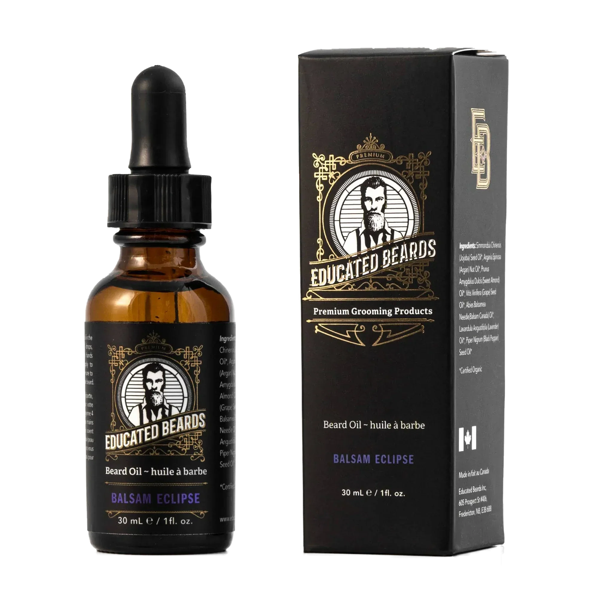 Image of Educated Beards Organic Beard Oil - Balsam Eclipse, 30ml-0