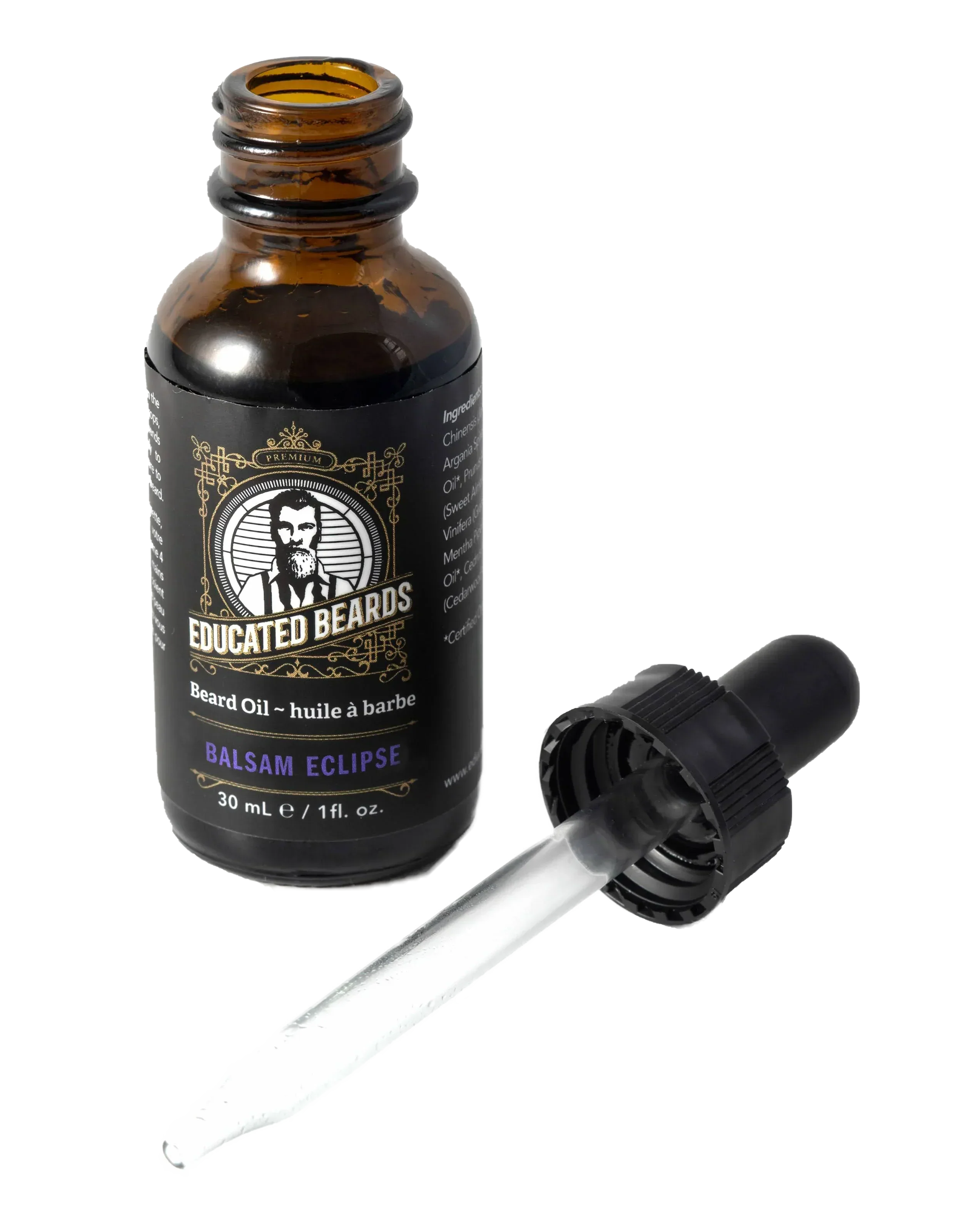 Image of Educated Beards Organic Beard Oil - Balsam Eclipse, 30ml-1