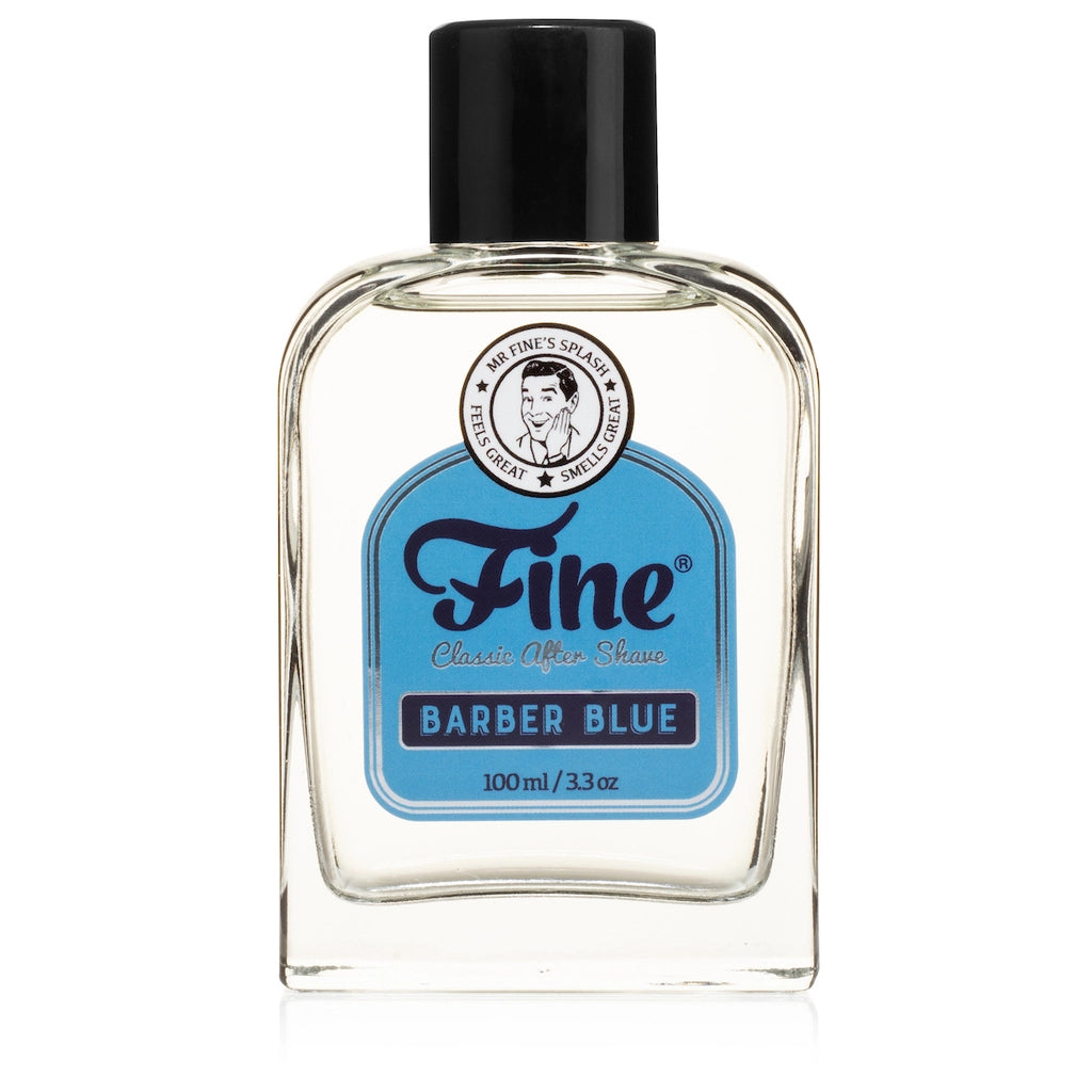 Image of Fine® Barber Blue Aftershave 3.3oz / 100ml-0