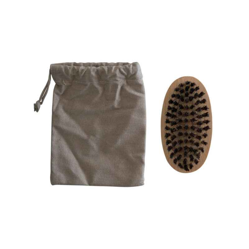Image of Beard Nylon Brush | Vegan | Strong Bristles for Grooming, Detangling & Daily Beard Maintenance