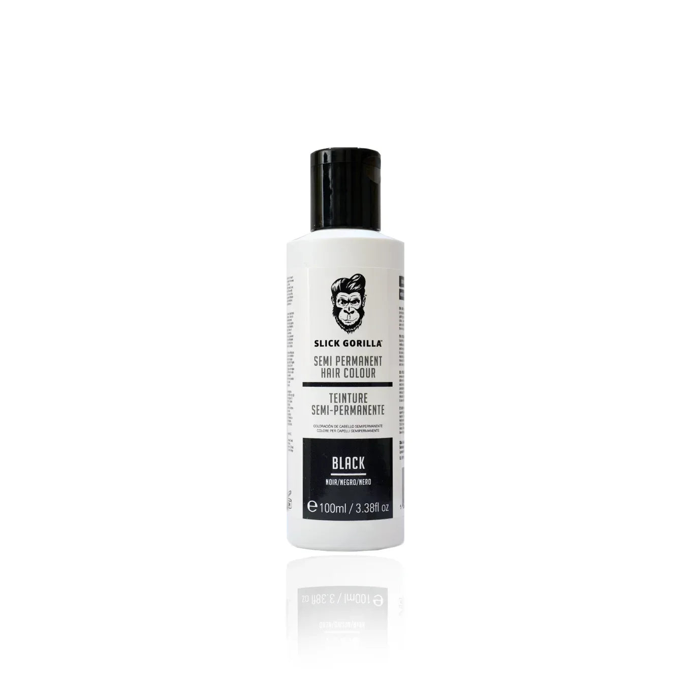 Image of Slick Gorilla Semi Perm Hair Colour Black 100 ml-0