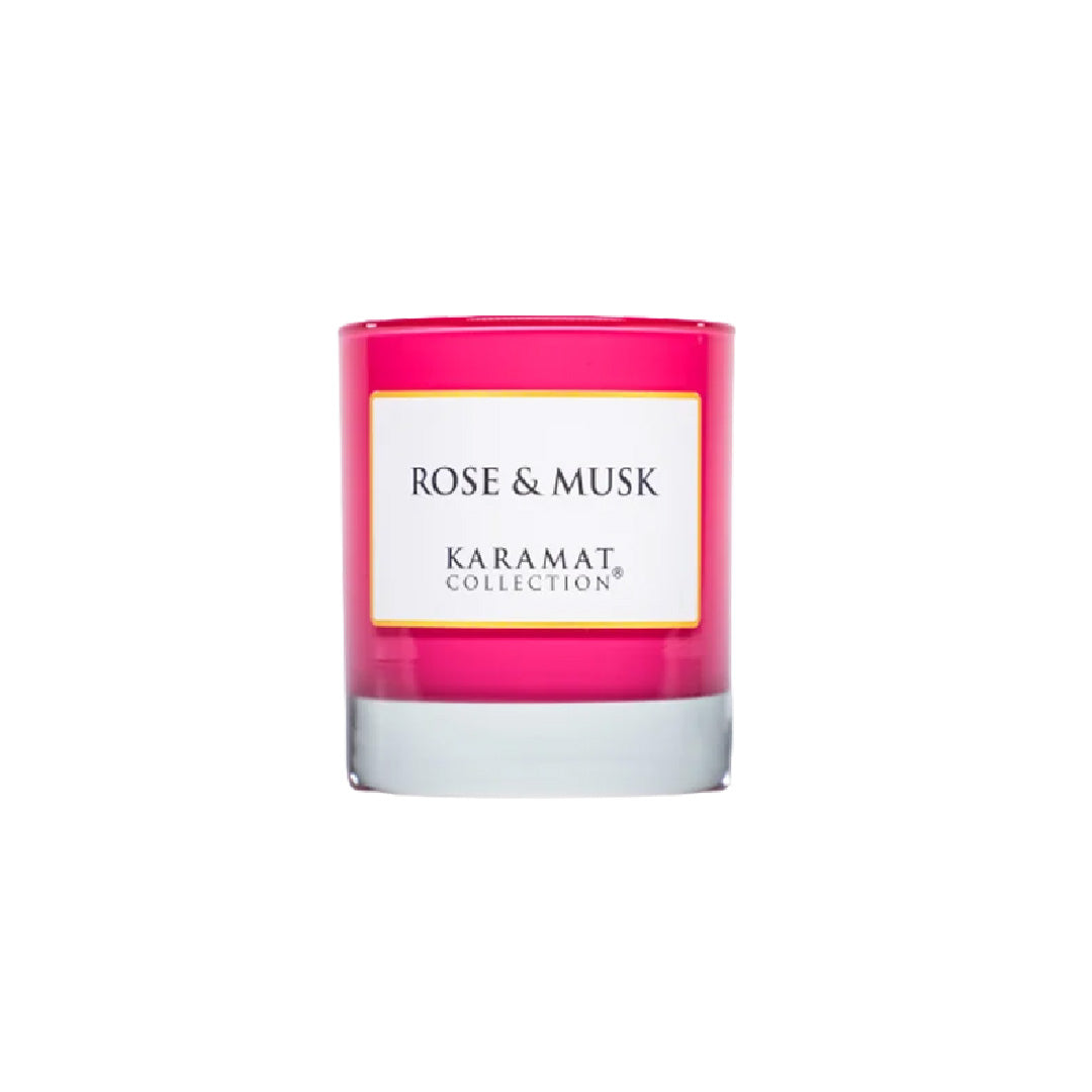 Image of bougie parfumée Rose & Musk – Harmonie Florale-0