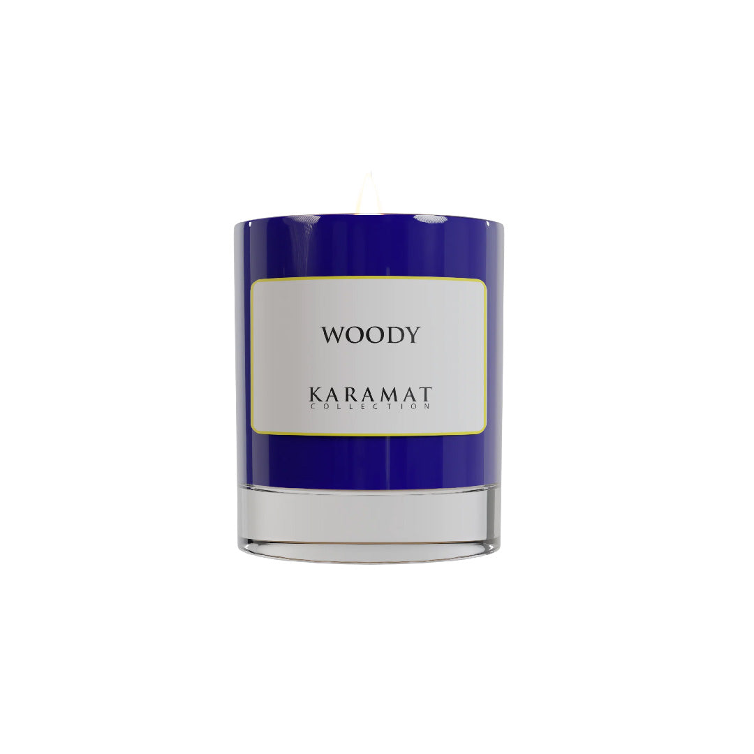 Image of bougie parfumée Woody – Essence de Forêt-0