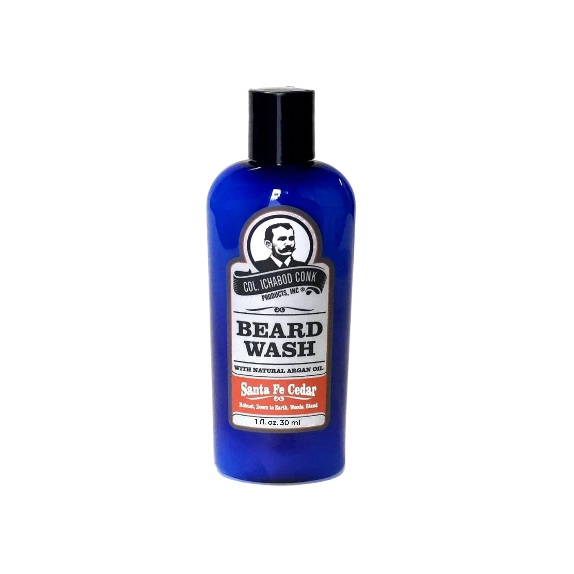 Image of Santa Fe Cedar Beard Wash w/Argan Oil - (Travel Size) - 1 oz-0
