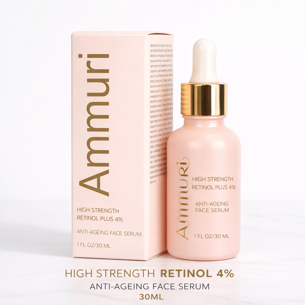Image of Ammuri Skincare High Strength 4% Retinol Serum 30ml-0