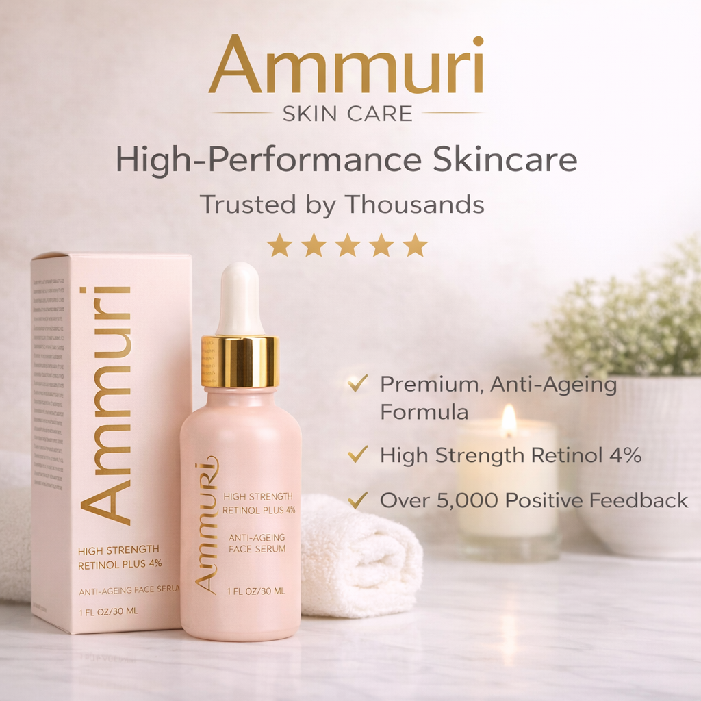 Image of Ammuri Skincare High Strength 4% Retinol Serum 30ml-4