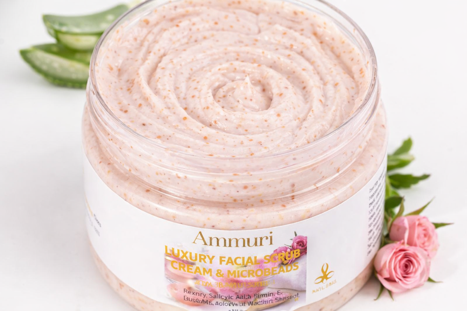 Image of Ammuri Skincare Retinol Facial Scrub - Exfoliating Cream-0