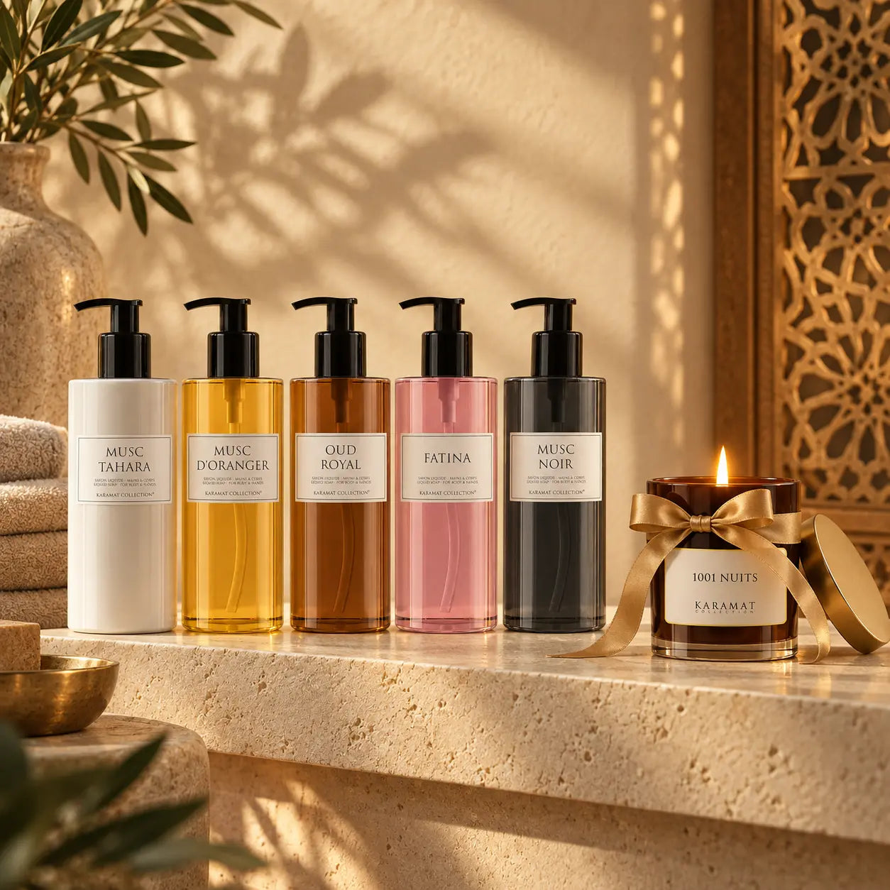 Image of Savon Liquide de Luxe 300ml + Bougie offerte-0