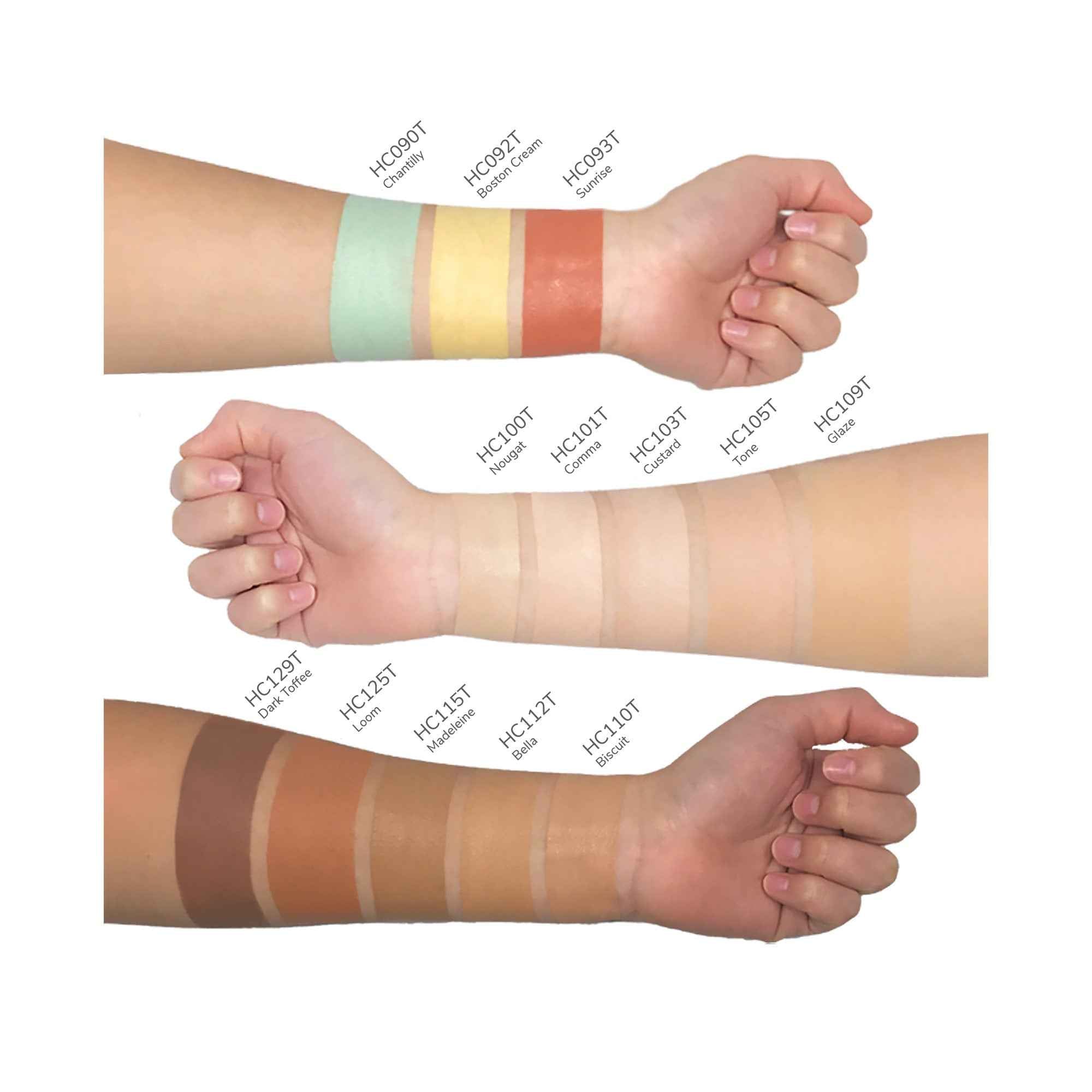 Image of Full Coverage Concealer Cream – Brightening & Color Correcting | CAD B | HC109T