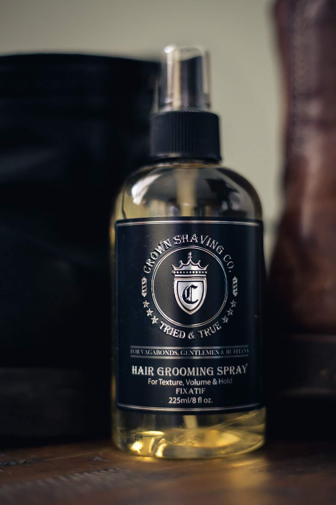 Image of Crown Shaving Hair Grooming Spray 225 mL/ 8 fl oz.-3
