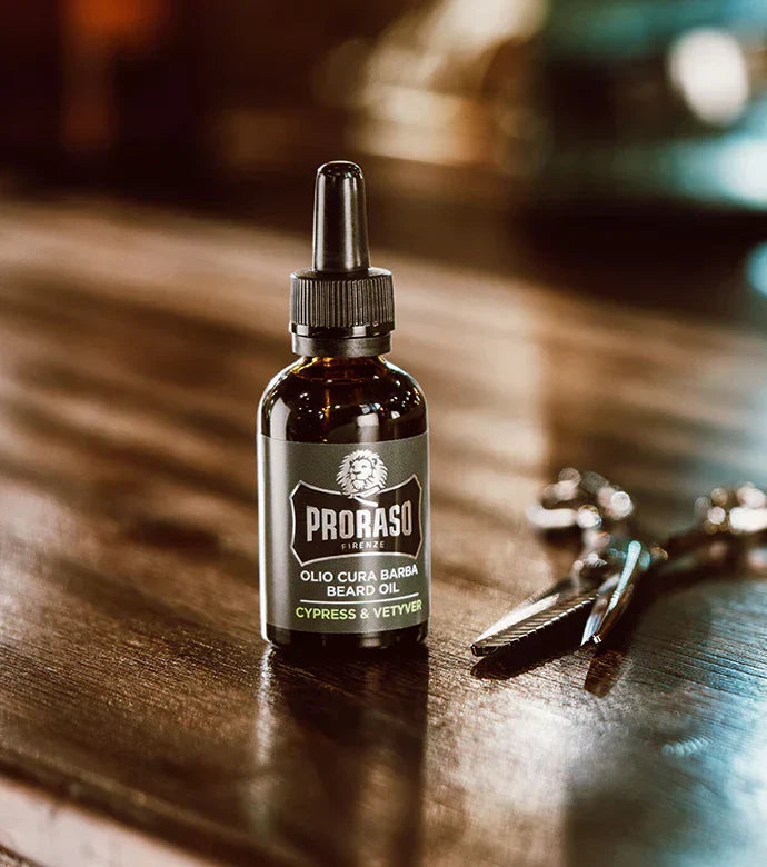 Image of Proraso Beard Oil Cypress & Vetyver 30ML-1