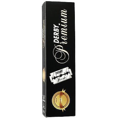 Image of Derby Premium Double Edge Razor Blades (100 CT)-0
