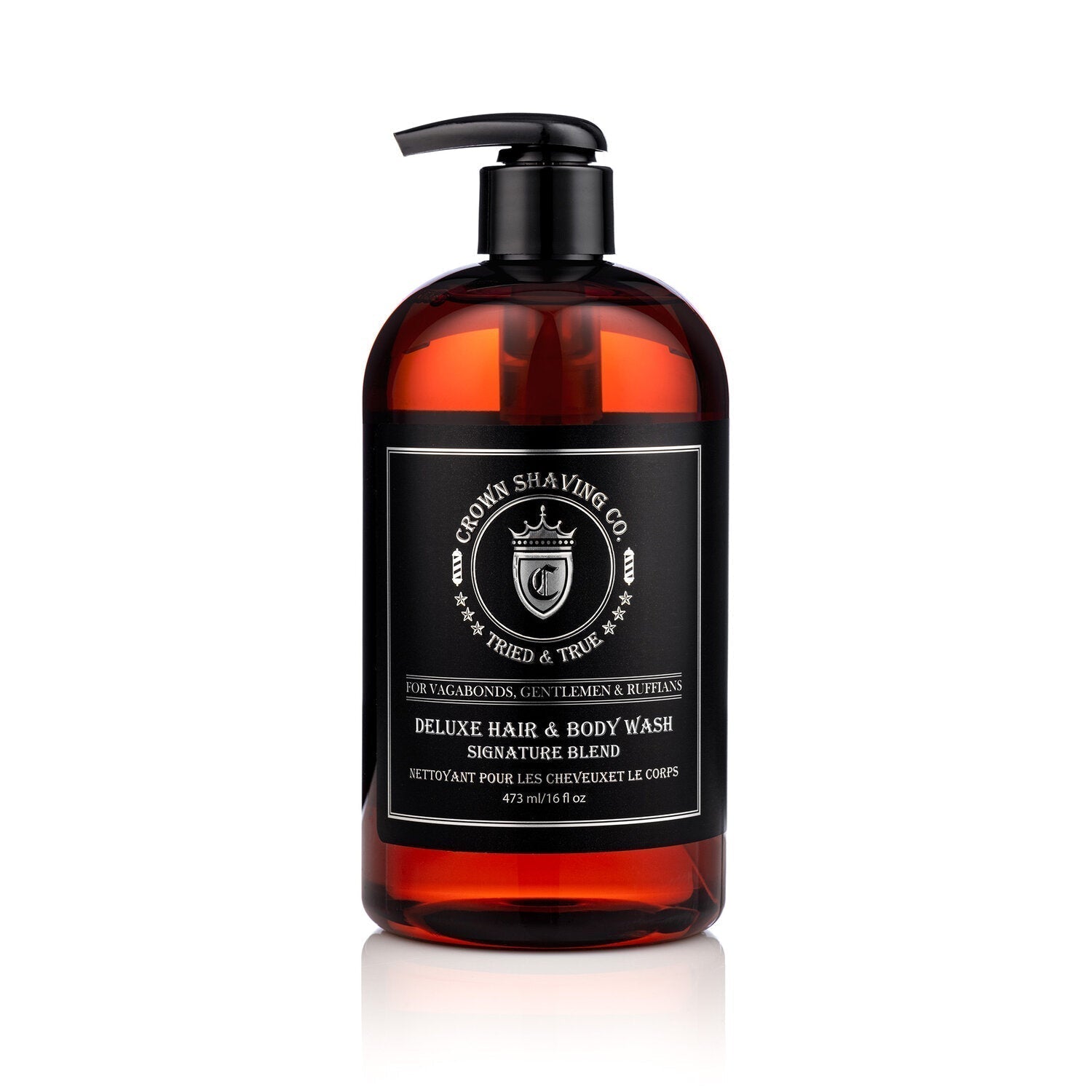 Image of Crown Shaving Deluxe Hair & Body Wash 473 ml/ 16 fl oz.-0