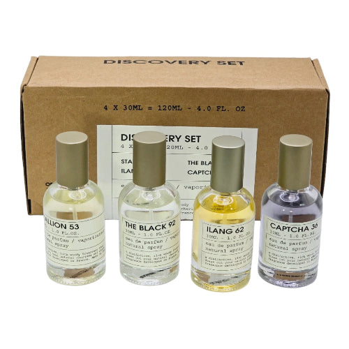 Image of Emper - Discovery Set (): Stallion 53, Captcha 36, Ilang 62 & The Black 92 - Perfume Masculino-0