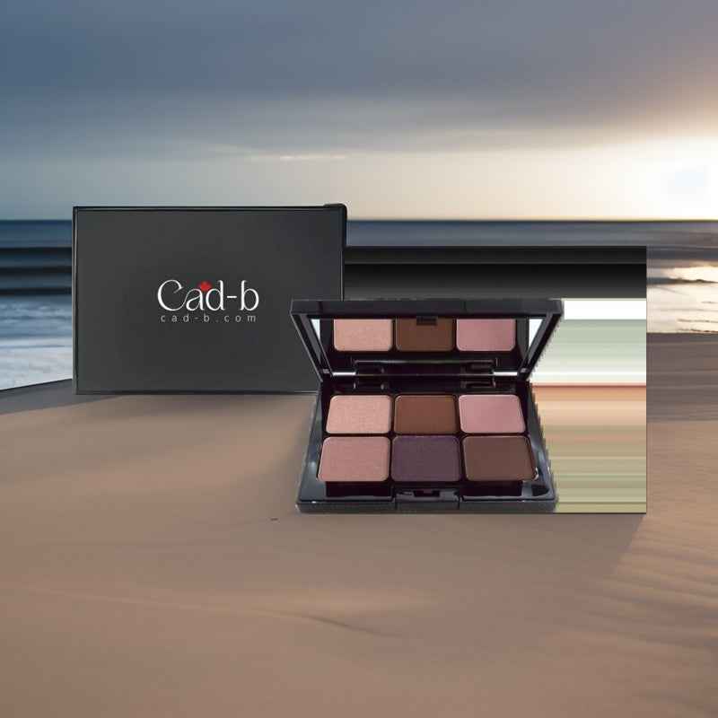 Image of Eyeshadow Palette – Sweet Almond – ETM103 | Creamy 6-Shade Palette | Vegan, Paraben-Free Eye Makeup