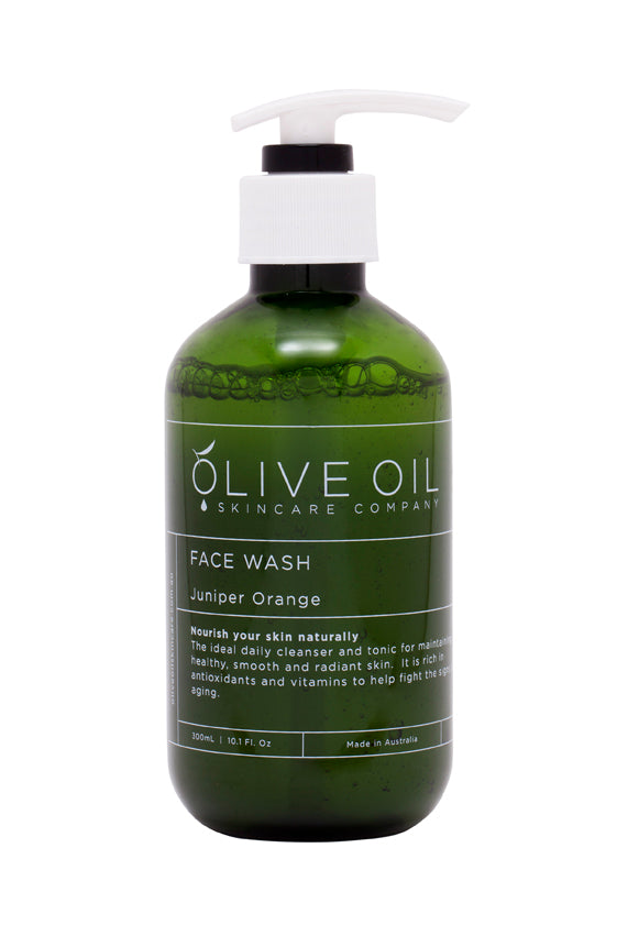 Image of Face Wash, Castile Style,  Juniper Orange 300ml-1