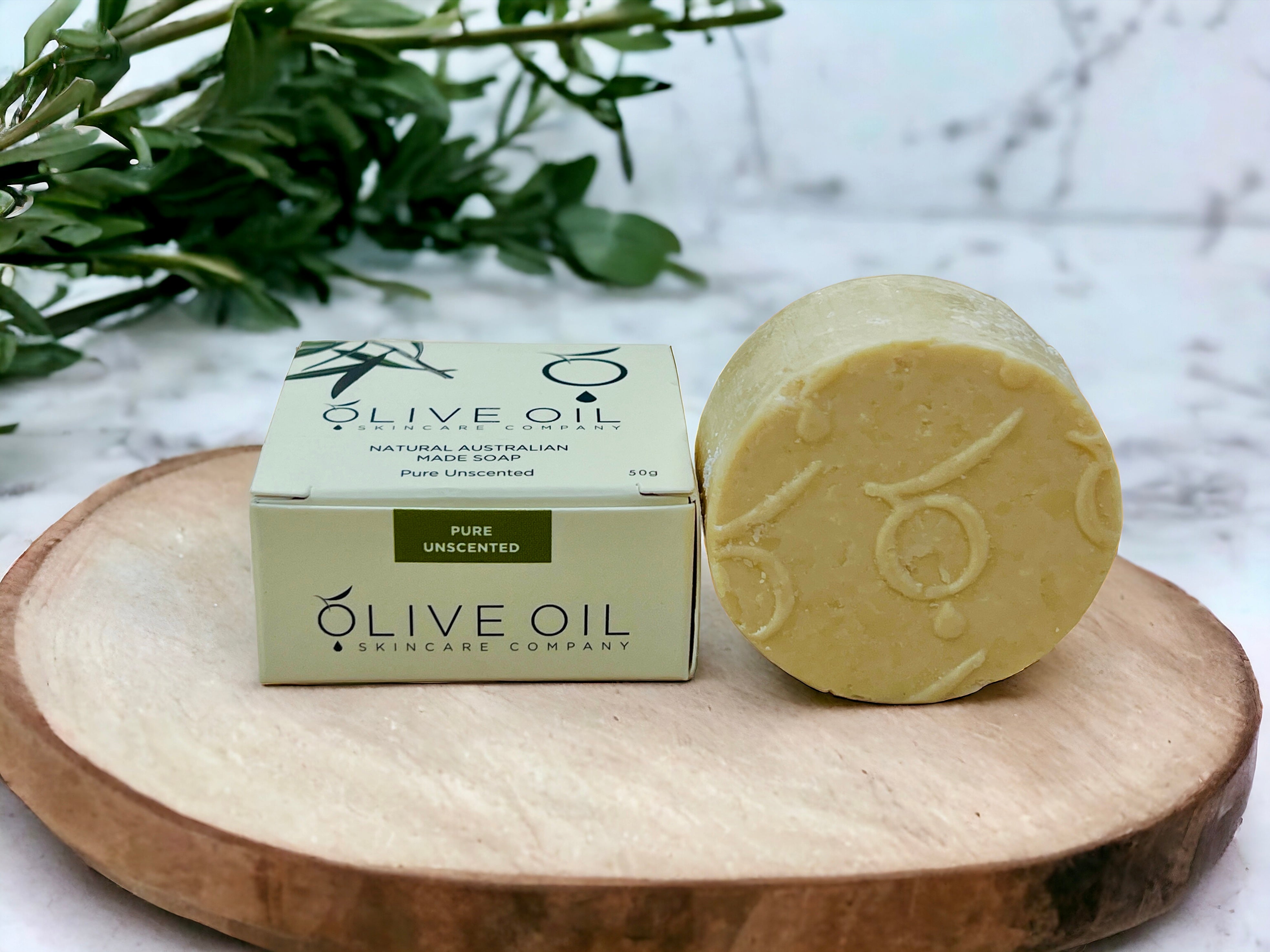 Image of Olive Oil Soap, All-Natural , Unscented, 50g-3