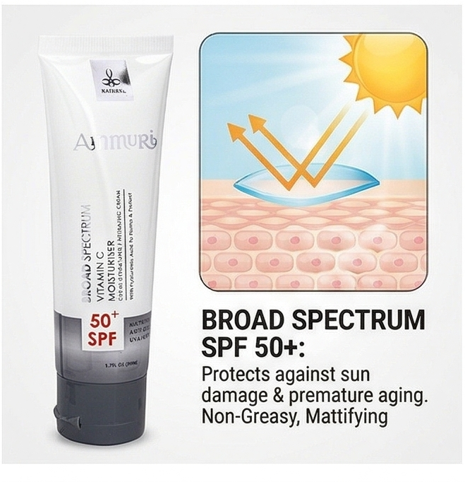 Image of Ammuri Retinol 5% Serum SPF 50 Cream Set Anti Ageing Night Day Skincare Routine-2