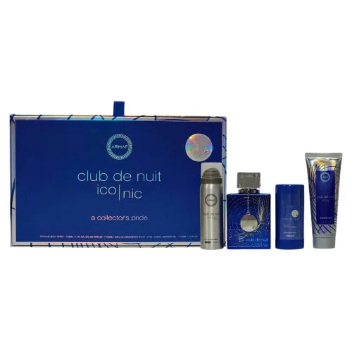 Image of Armaf - Gift Set 4 Piezas Club De Nuit Iconic - 105m - Eau de Parfum - Perfume Masculino-0