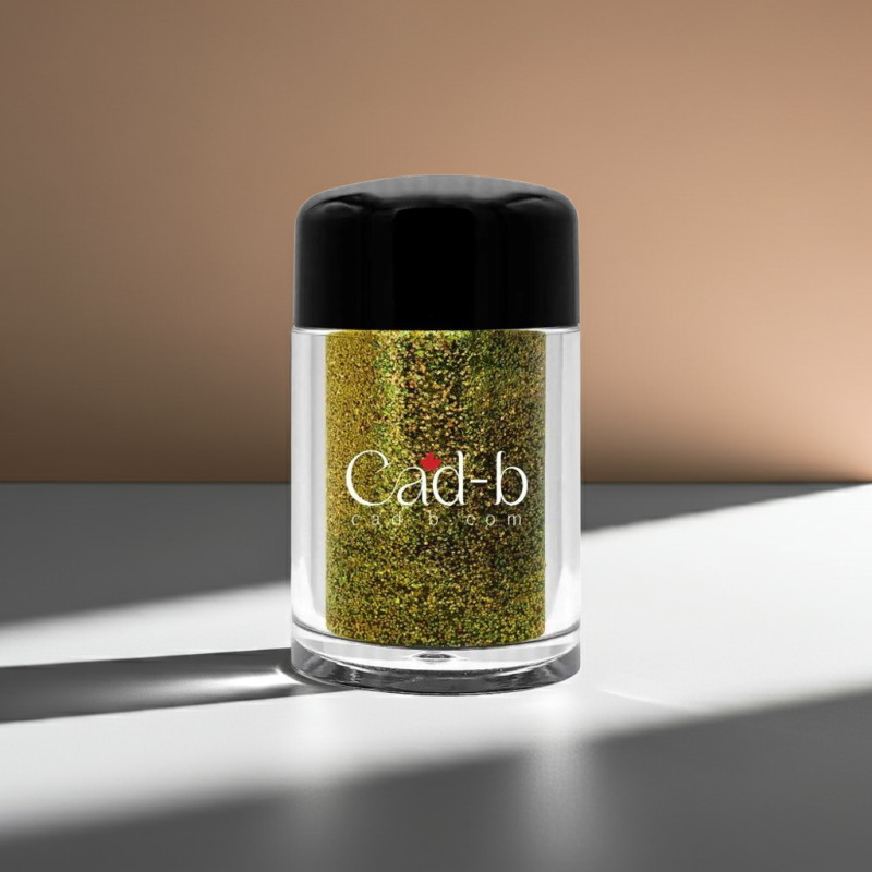 Image of Glitter Eyeshadow Dust – 24K Gold (GLT05) | Ultra-Fine Loose Glitter for Eyes, Body & Nails | Vegan, Paraben-Free, Cruelty-Free