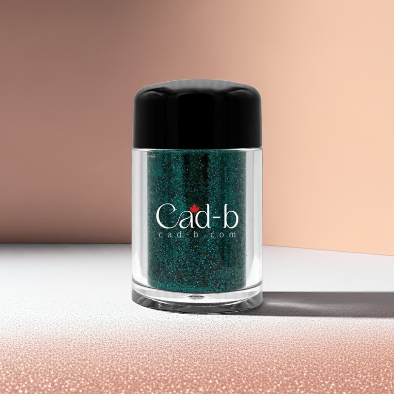 Image of Glitter Eyeshadow Dust – Aquamarine (GLT03) | Ultra-Fine Loose Glitter for Eyes, Face & Nails | Vegan, Paraben-Free, Cruelty-Free