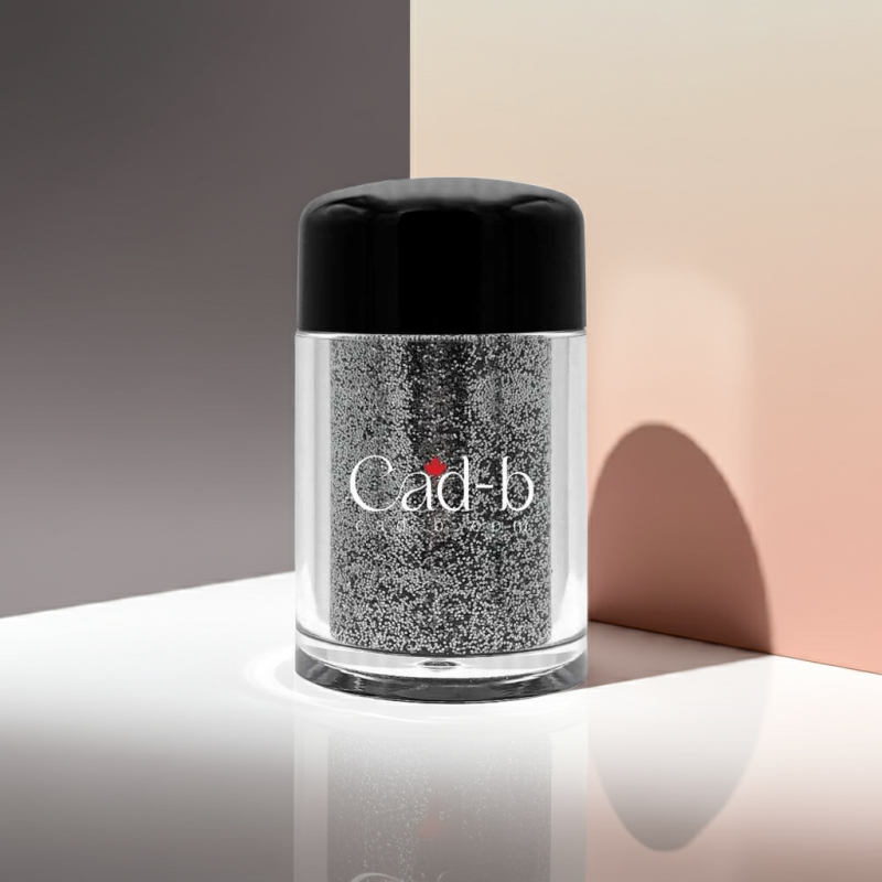 Image of Glitter Eyeshadow Dust – Silver (GLT01) | Ultra-Fine Loose Glitter for Eyes, Face & Nails | Vegan, Paraben-Free, Cruelty-Free