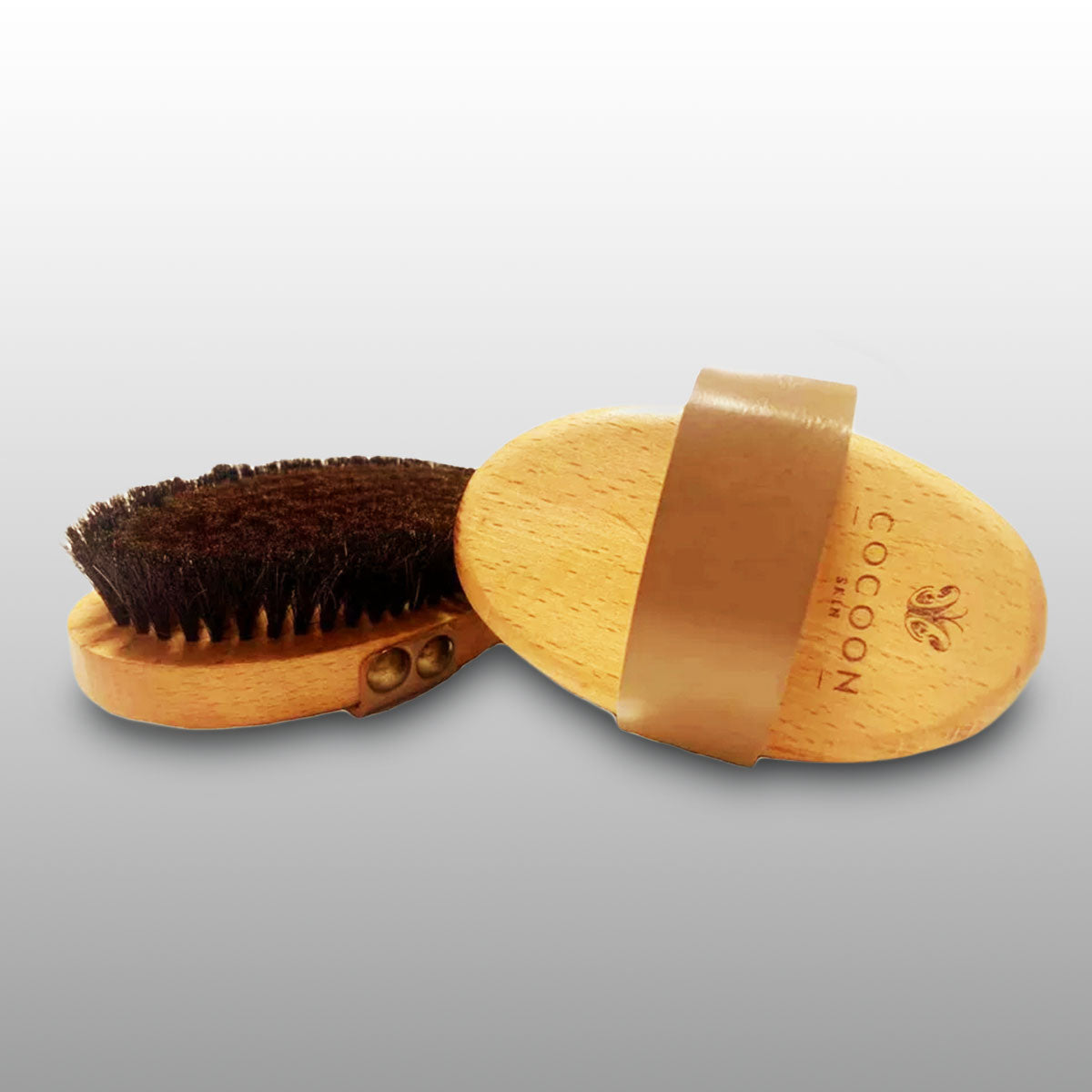Image of Gold Copper Dry Body Brush-0