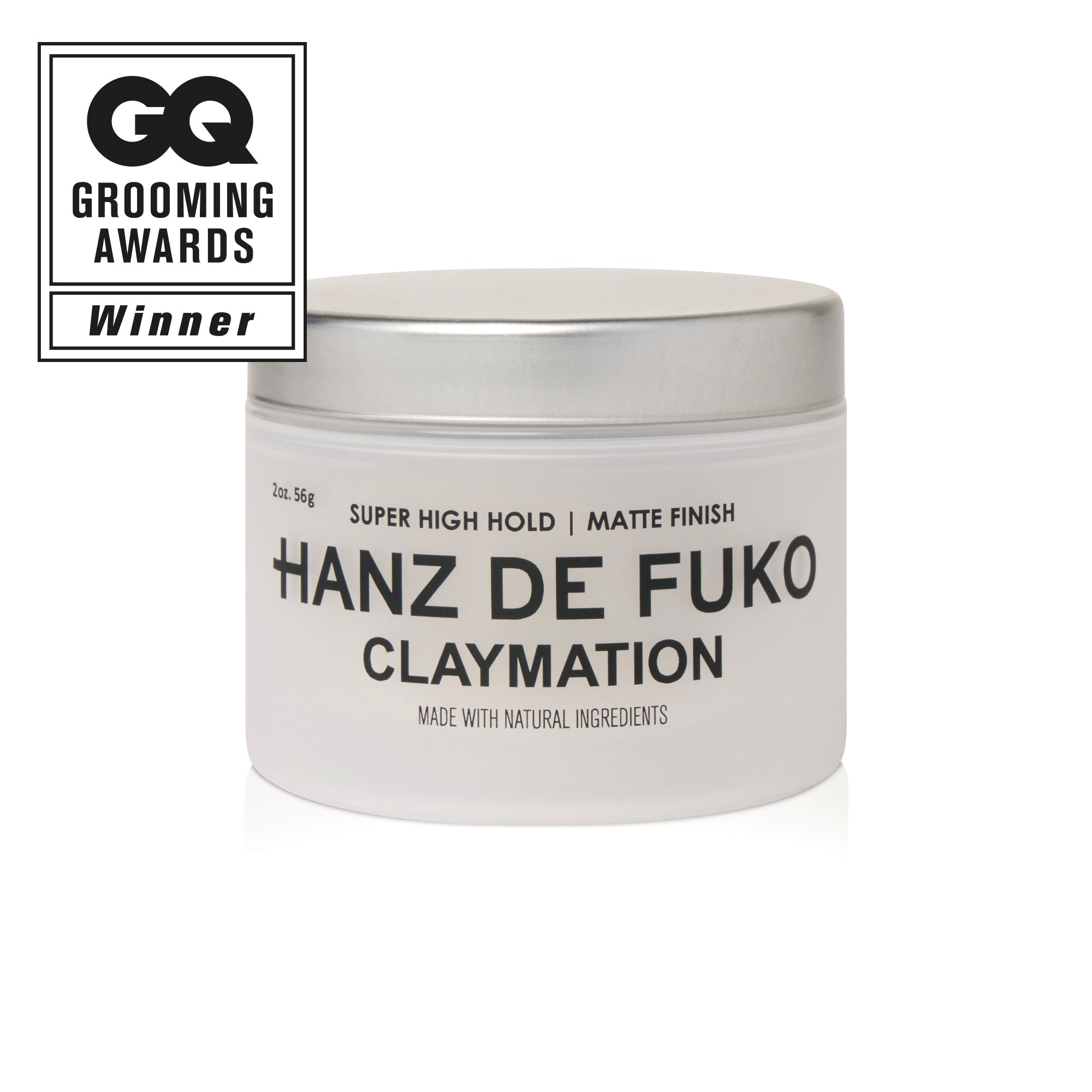 Image of Hanz de Fuko Claymation – Super High Hold Matte Hair Clay-Wax (2oz / 60ml)-0