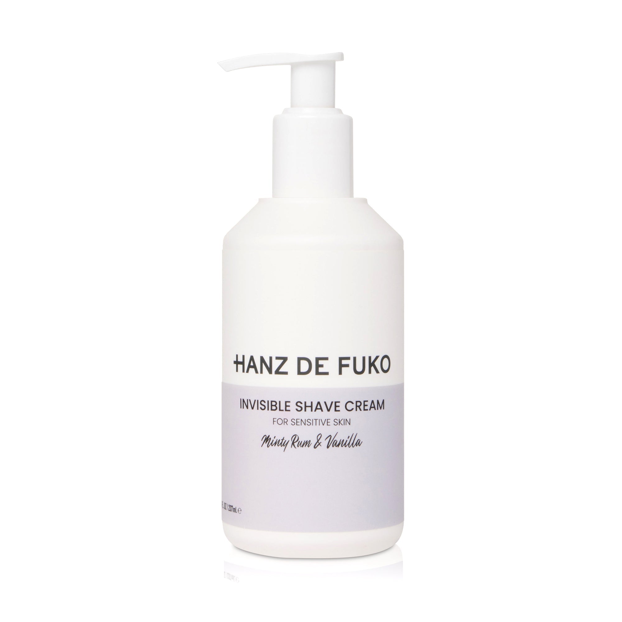 Image of Hanz de Fuko Invisible Shave Cream - Precision Glide Formula, 8oz-0