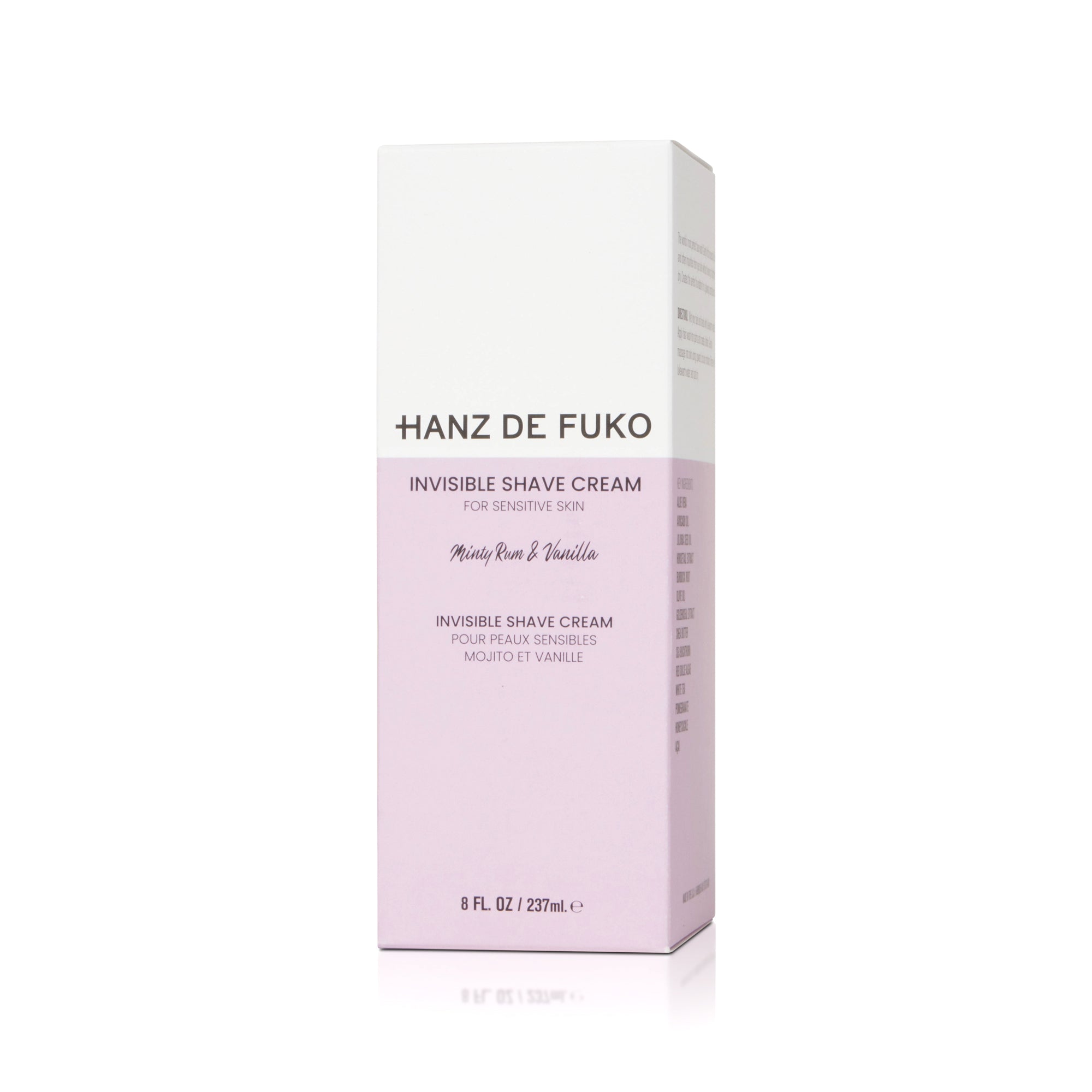 Image of Hanz de Fuko Invisible Shave Cream - Precision Glide Formula, 8oz-2
