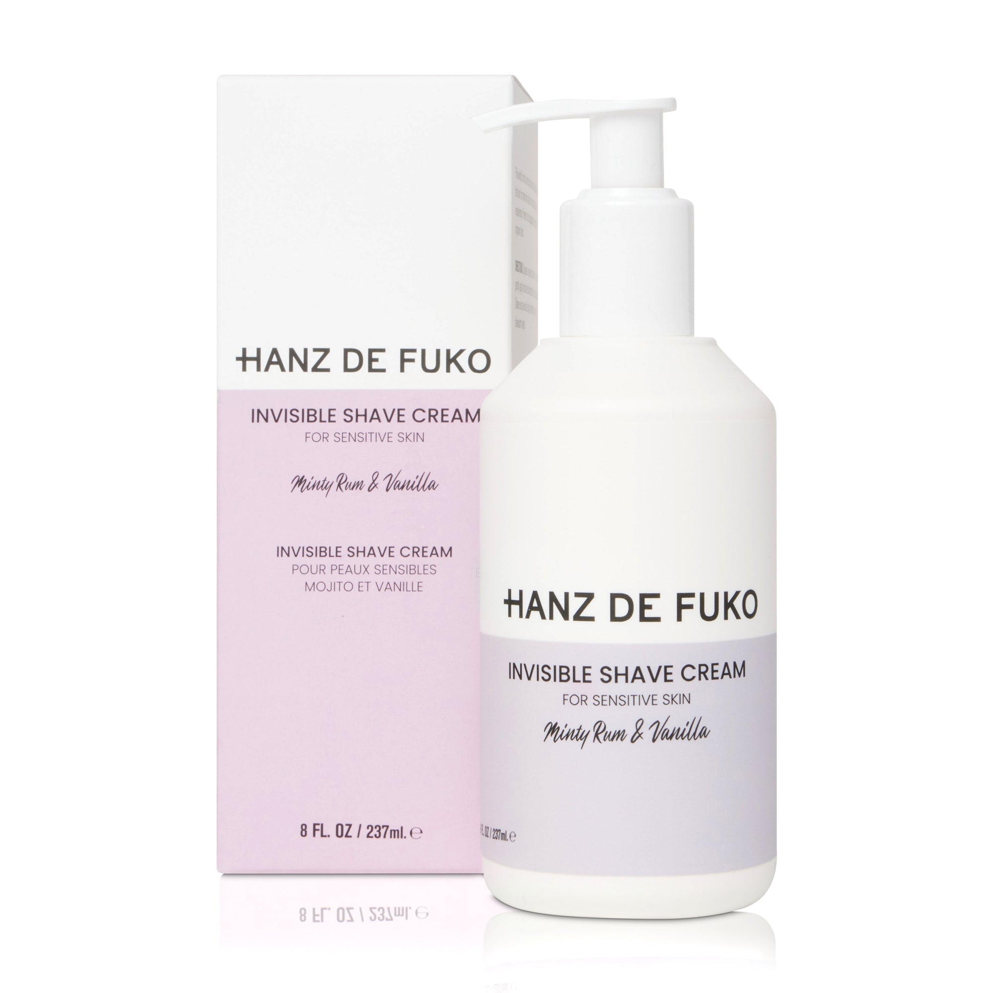 Image of Hanz de Fuko Invisible Shave Cream - Precision Glide Formula, 8oz-1