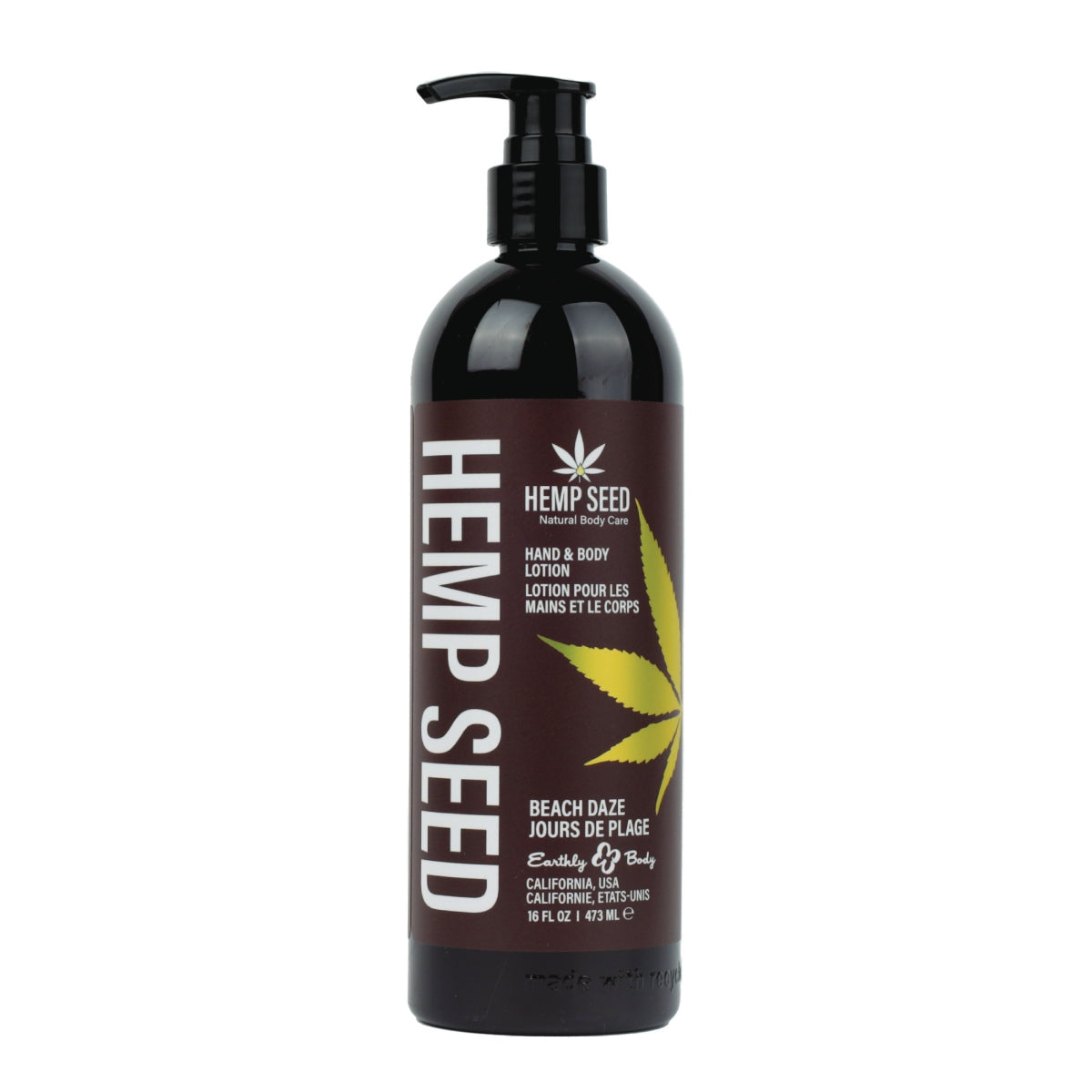 Image of Earthly Body Hemp Seed Hand & Body Lotion Beach Daze 16OZ-0