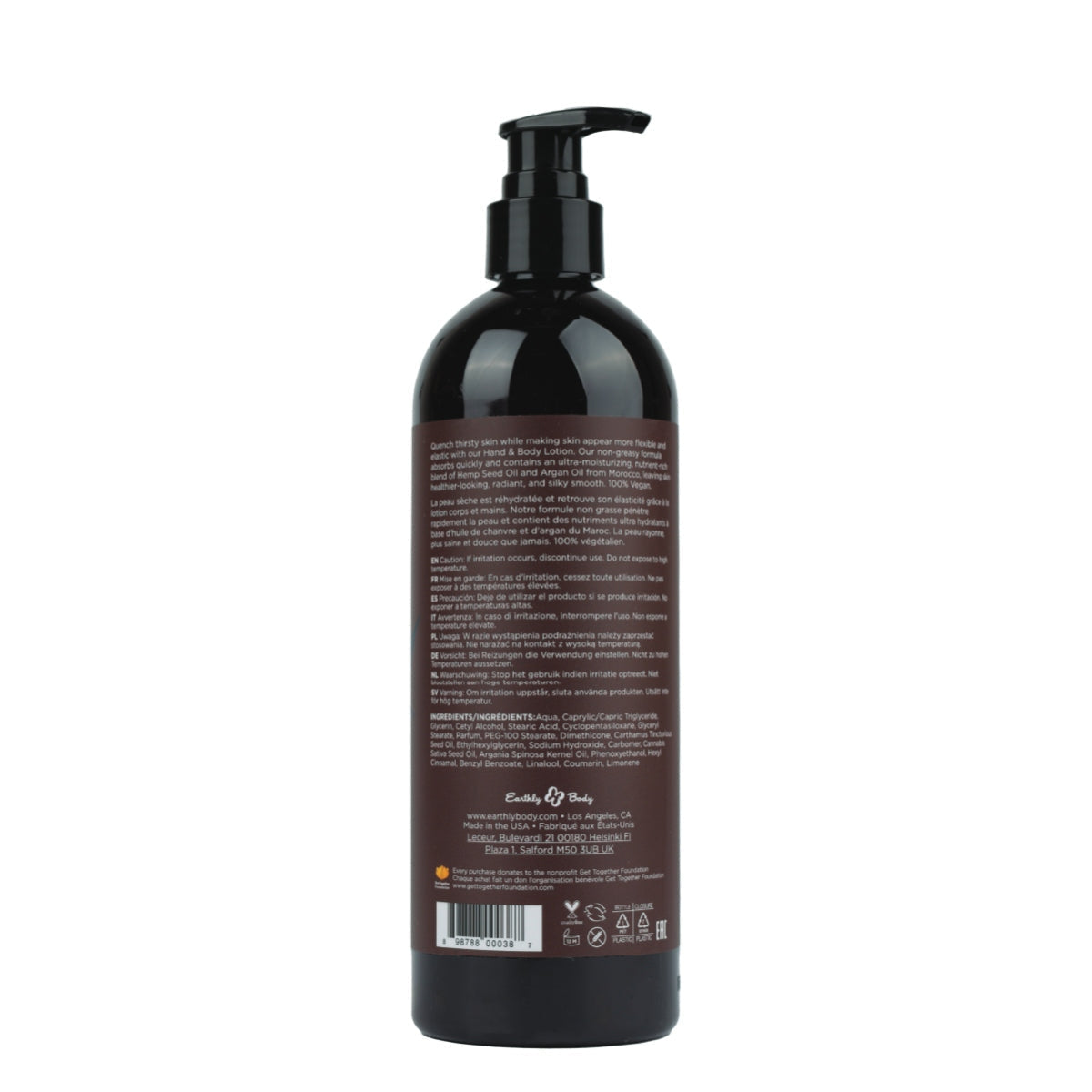 Image of Earthly Body Hemp Seed Hand & Body Lotion Moroccan Nights 16OZ-1